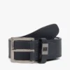 Square Buckle Textured Leather Belt Square Buckle Textured Leather Belt