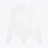 Square-Neck Long-Sleeve Bodysuit Square-Neck Long-Sleeve Bodysuit