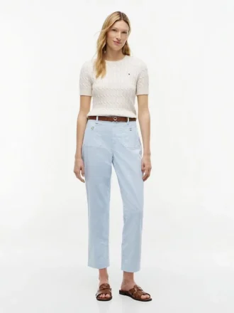 Stretch-Cotton Pocket Pant