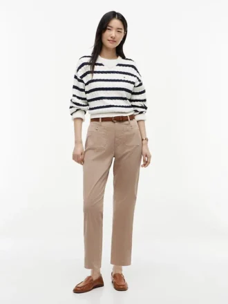 Stretch-Cotton Pocket Pant
