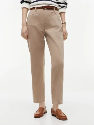 Stretch-Cotton Pocket Pant