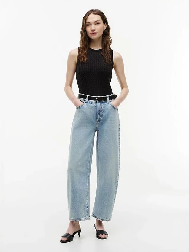 Stretch High-Rise Barrel Jean Stretch High-Rise Barrel Jean