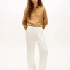 Stretch Satin Pull-On Wide-Leg Pant Stretch Satin Pull-On Wide-Leg Pant
