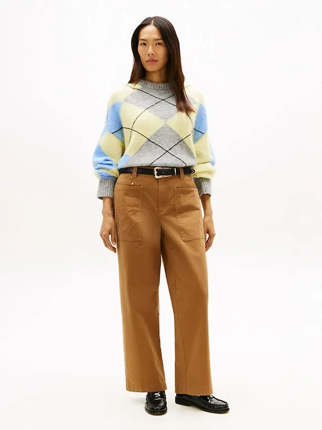 Stretch Wide Leg Utility Pant Stretch Wide Leg Utility Pant