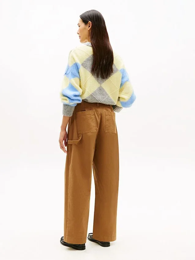 Stretch Wide Leg Utility Pant Stretch Wide Leg Utility Pant
