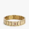 Stripe Accent Flat-Link Bracelet Stripe Accent Flat-Link Bracelet