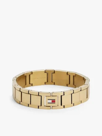 Stripe Accent Flat-Link Bracelet Stripe Accent Flat-Link Bracelet