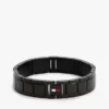 Stripe Accent Flat-Link Bracelet Stripe Accent Flat-Link Bracelet
