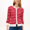 Stripe Cable Knit Cardigan Stripe Cable Knit Cardigan
