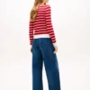 Stripe Cable Knit Cardigan Stripe Cable Knit Cardigan