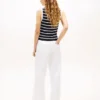 Stripe Cable Knit Sweater Vest Stripe Cable Knit Sweater Vest