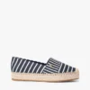 Stripe Canvas Platform Espadrille
