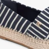 Stripe Canvas Platform Espadrille