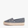 Stripe Canvas Platform Espadrille