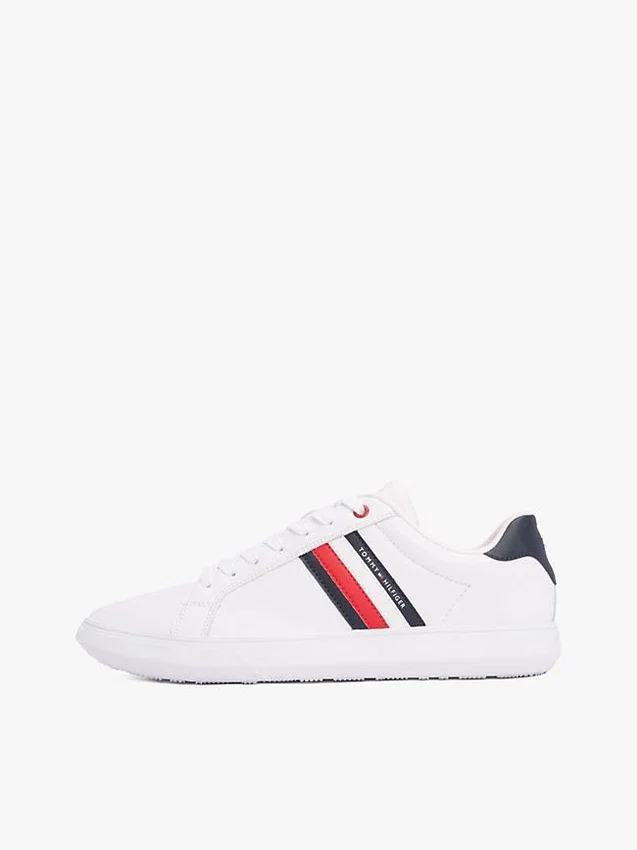 Stripe Leather Cupsole Sneaker Stripe Leather Cupsole Sneaker