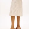 Stripe Linen-Cotton Blend Shirtdress Stripe Linen-Cotton Blend Shirtdress