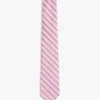 Stripe Linen-Silk Blend Tie