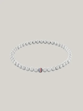 Stripe Metal Bead Bracelet