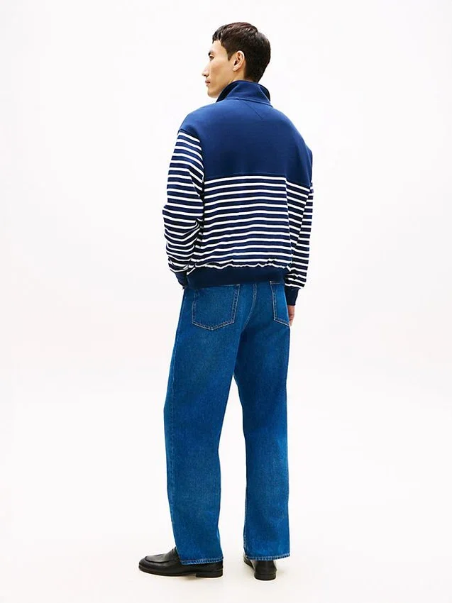 Stripe Quarter-Zip Sweatshirt Stripe Quarter-Zip Sweatshirt