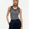 Stripe Rib-Knit Tank Top