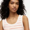 Stripe Rib-Knit Tank Top