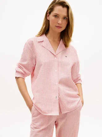 Stripe Seersucker Sleep Shirt