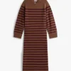 Stripe Wool-Cashmere Sweater Dress
