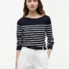Striped Boatneck Sweater