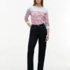 Striped Boatneck Sweater