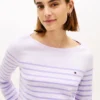 Striped Boatneck Sweater