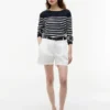 Striped Boatneck Sweater