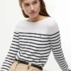 Striped Boatneck Sweater