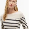 Striped Boatneck Sweater