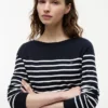 Striped Boatneck Sweater