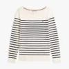 Striped Boatneck Sweater