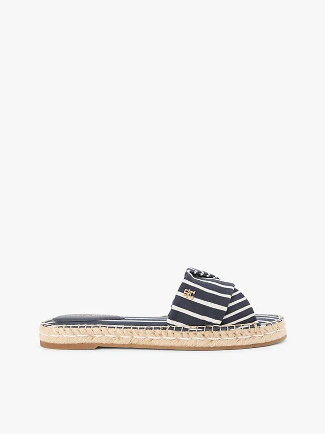 Striped Canvas Espadrille Sandal Striped Canvas Espadrille Sandal