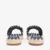 Striped Canvas Espadrille Sandal Striped Canvas Espadrille Sandal