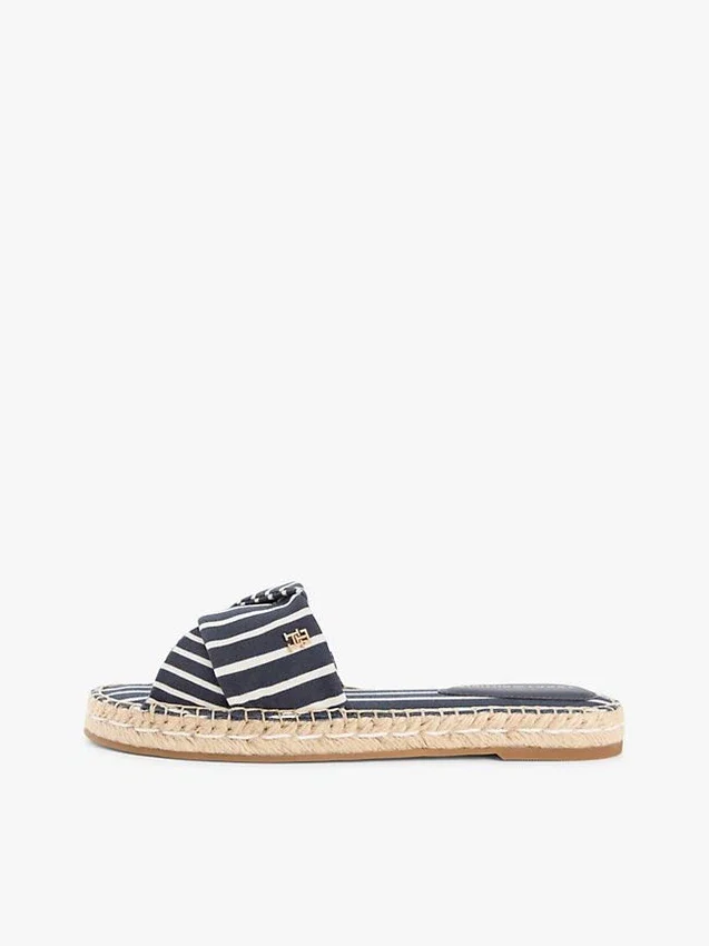 Striped Canvas Espadrille Sandal Striped Canvas Espadrille Sandal