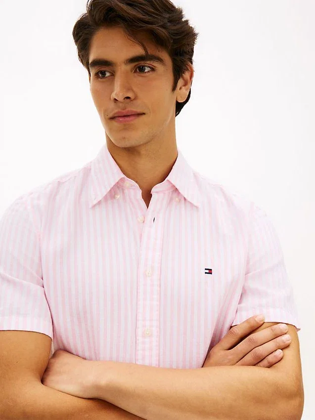 Striped Cotton-Linen Blend Shirt Striped Cotton-Linen Blend Shirt