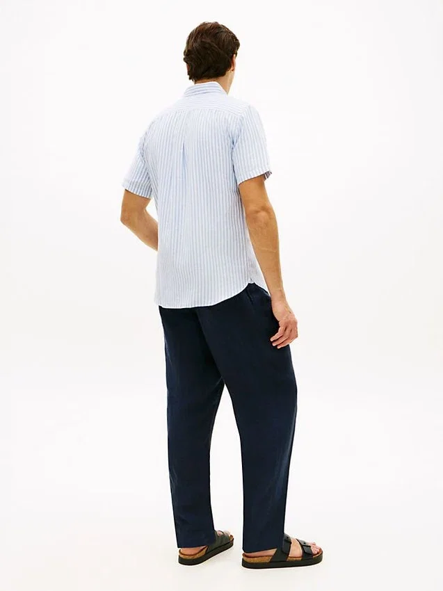 Striped Cotton-Linen Blend Shirt Striped Cotton-Linen Blend Shirt