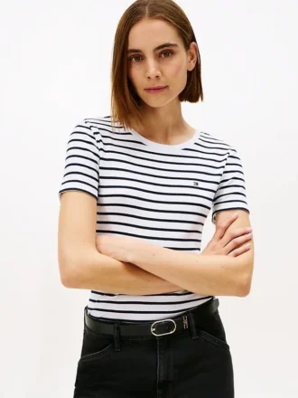 Striped Crewneck Favorite T-Shirt