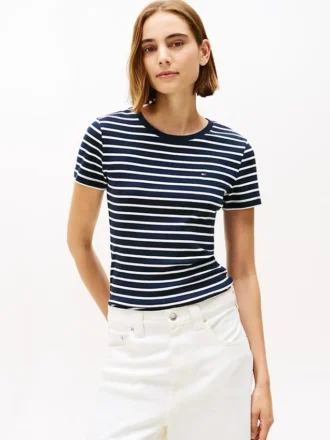Striped Crewneck Favorite T-Shirt