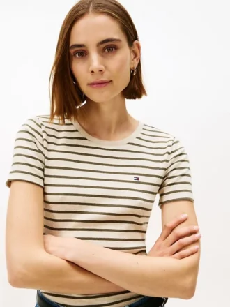 Striped Crewneck Favorite T-Shirt