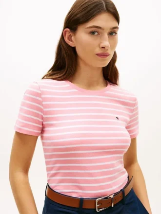 Striped Crewneck Favorite T-Shirt