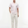 Striped Paper-Touch Camp Shirt