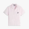 Striped Paper-Touch Camp Shirt