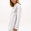 Striped Poplin Sleep Dress