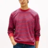Striped Terry Crewneck Sweatshirt Striped Terry Crewneck Sweatshirt