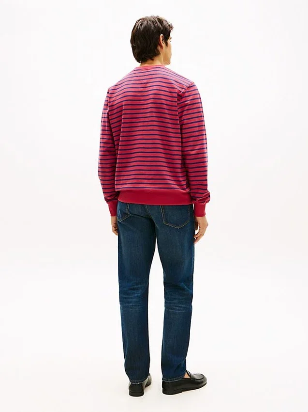 Striped Terry Crewneck Sweatshirt Striped Terry Crewneck Sweatshirt