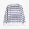 Striped Terry Crewneck Sweatshirt Striped Terry Crewneck Sweatshirt